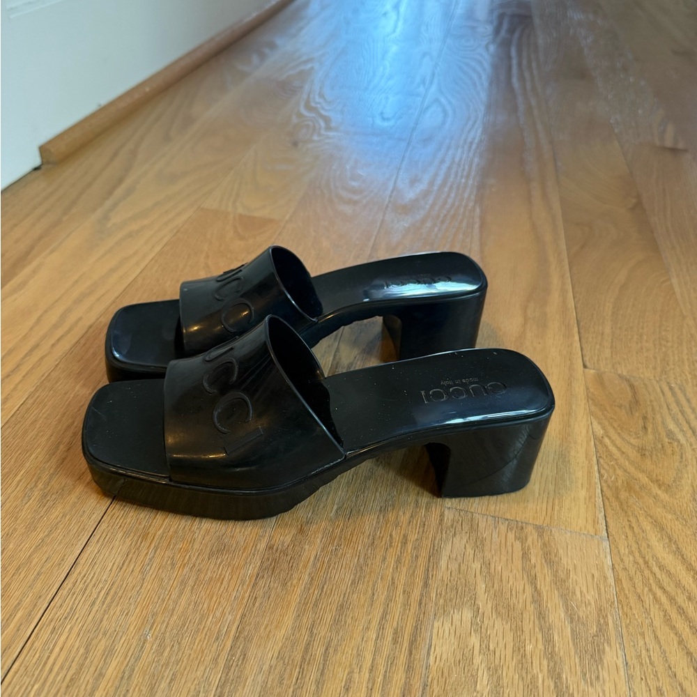 Gucci Black Women's Slide Sandals